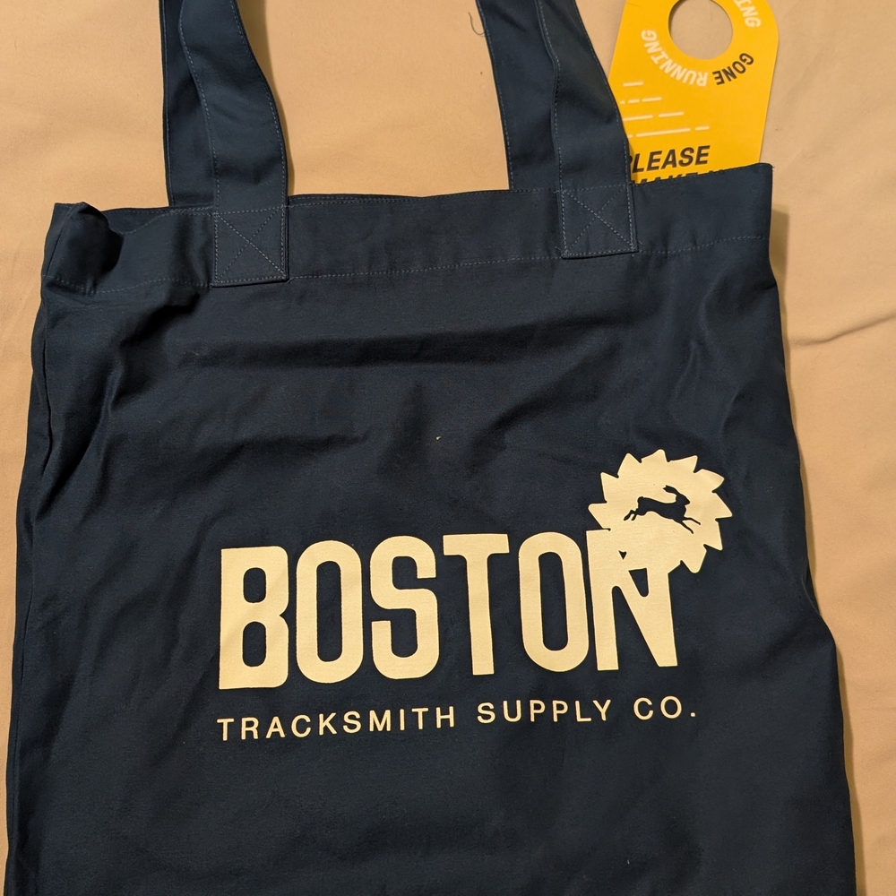 Tracksmith Boston Tote Bag - Navy